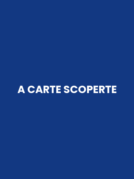 A CARTE SCOPERTE