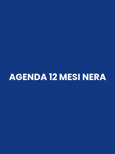 AGENDA 12 MESI NERA