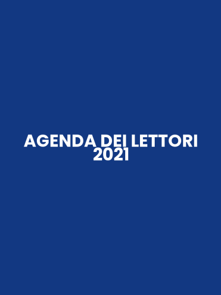 AGENDA DEI LETTORI 2021