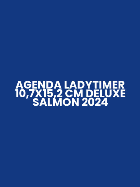 AGENDA LADYTIMER 10,7X15,2 CM DELUXE SALMON 2024