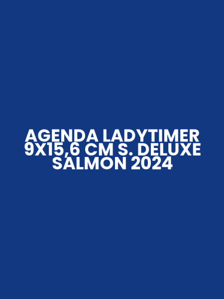 AGENDA LADYTIMER 9X15,6 CM S. DELUXE SALMON 2024