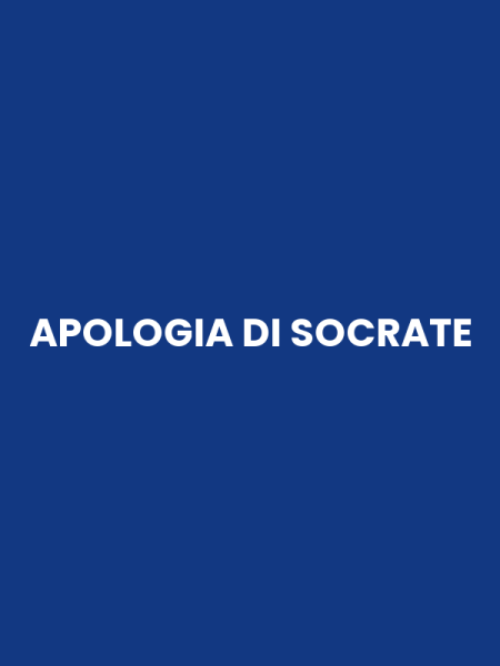 APOLOGIA DI SOCRATE