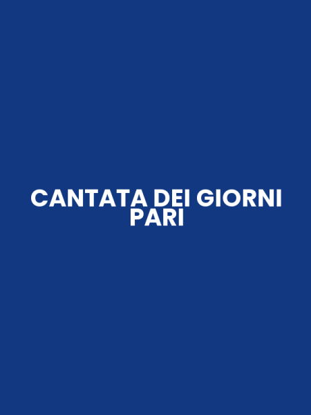 CANTATA DEI GIORNI PARI