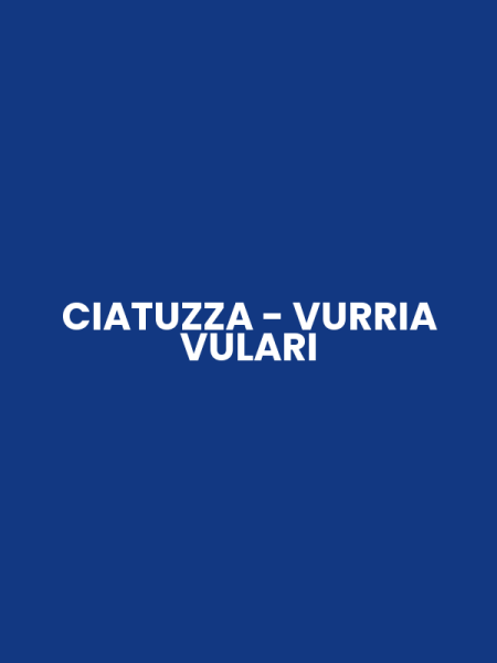CIATUZZA - VURRIA VULARI