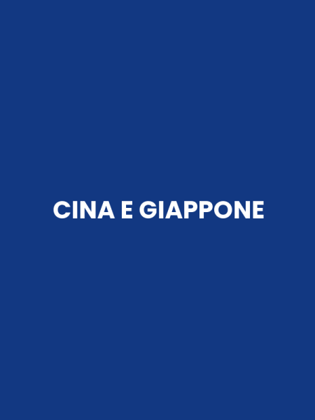 CINA E GIAPPONE