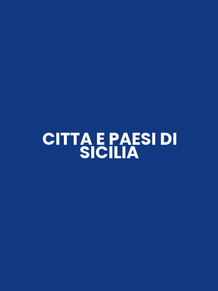 CITTA E PAESI DI SICILIA