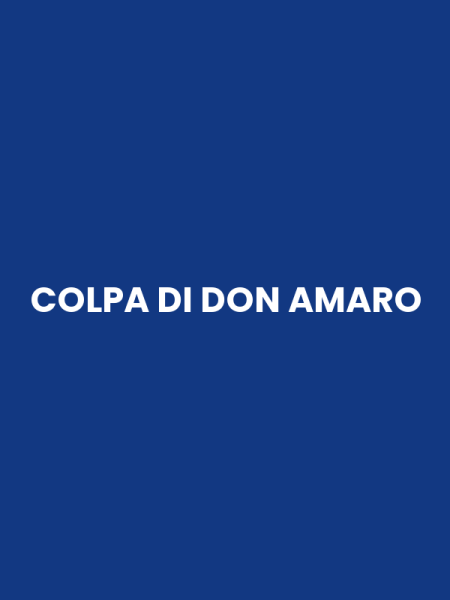 COLPA DI DON AMARO
