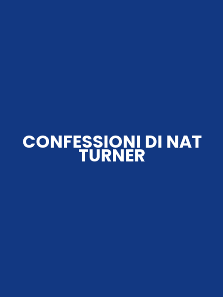 CONFESSIONI DI NAT TURNER