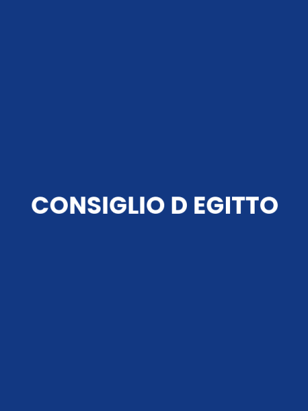 CONSIGLIO D EGITTO