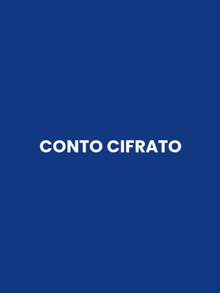 CONTO CIFRATO
