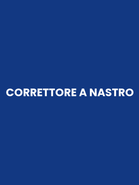 CORRETTORE A NASTRO
