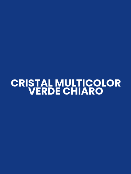 CRISTAL MULTICOLOR VERDE CHIARO