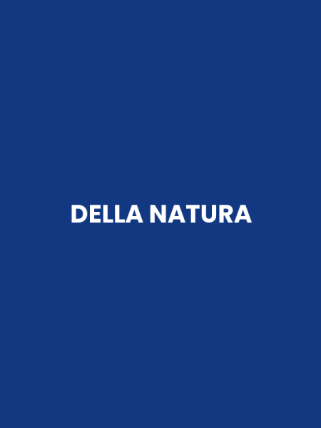DELLA NATURA