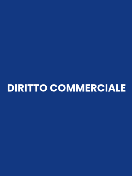 DIRITTO COMMERCIALE