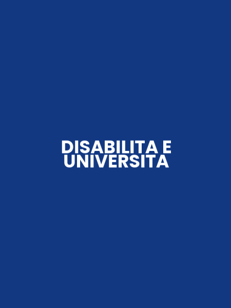 DISABILITA E UNIVERSITA