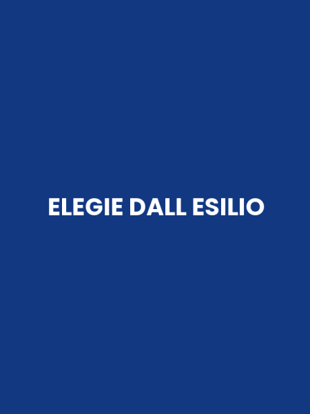 ELEGIE DALL ESILIO