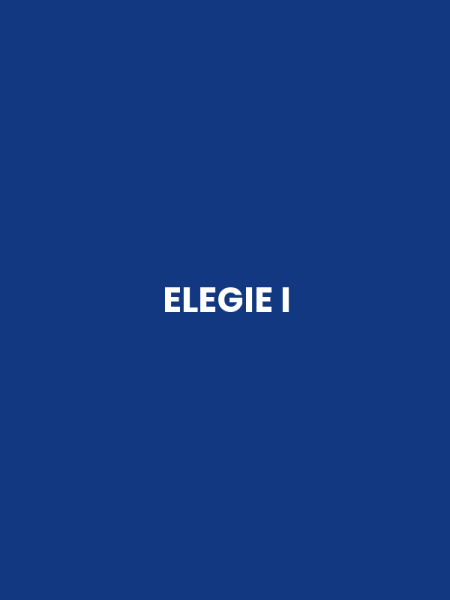 ELEGIE I