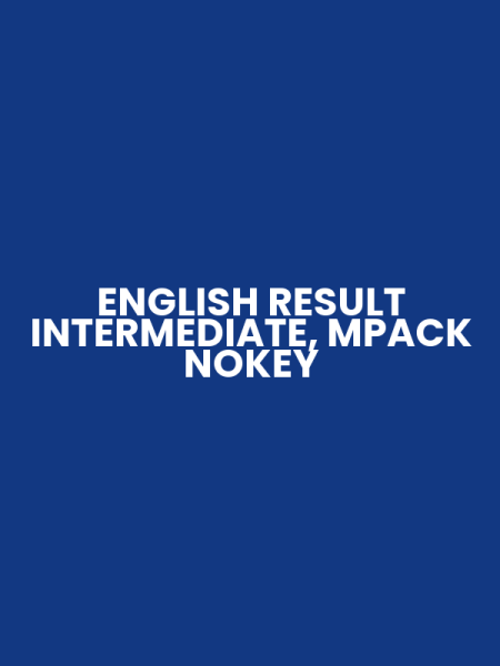 ENGLISH RESULT INTERMEDIATE, MPACK NOKEY