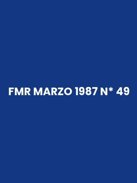 FMR MARZO 1987 N* 49