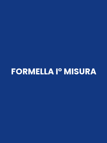 FORMELLA I° MISURA