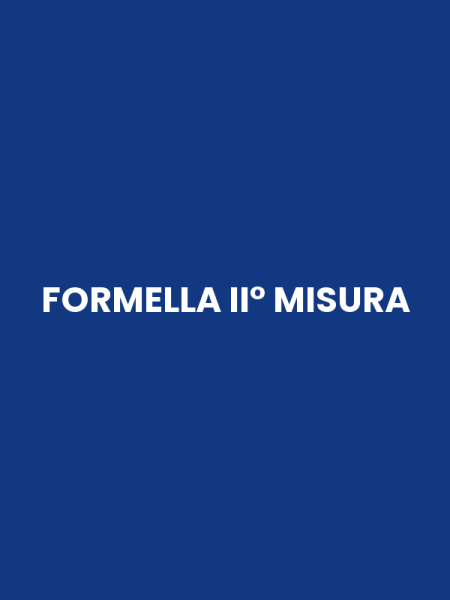 FORMELLA II° MISURA