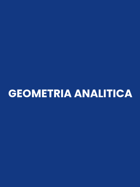 GEOMETRIA ANALITICA