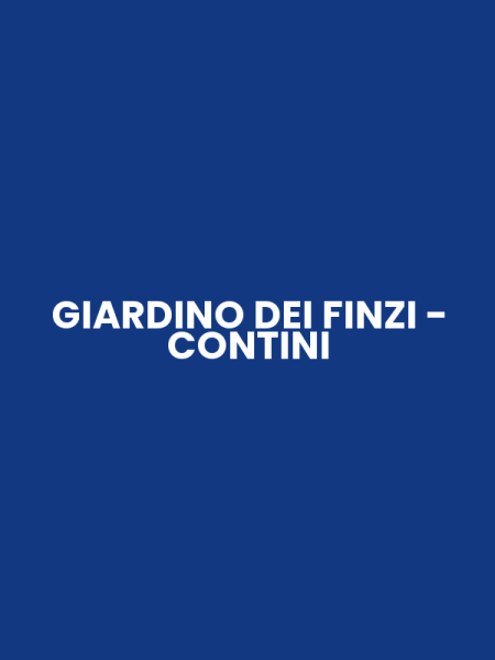 GIARDINO DEI FINZI - CONTINI