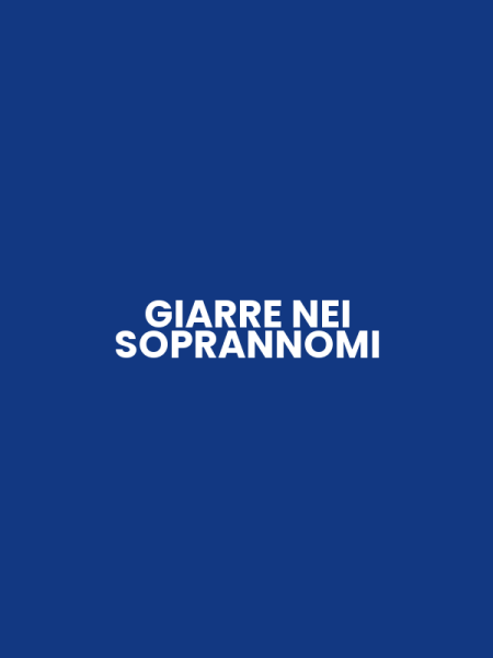 GIARRE NEI SOPRANNOMI