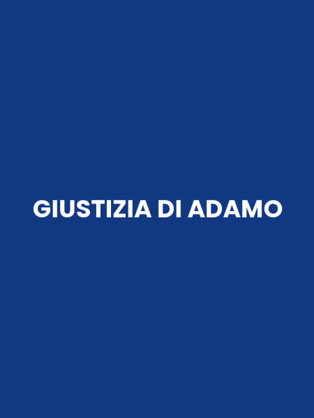 GIUSTIZIA DI ADAMO