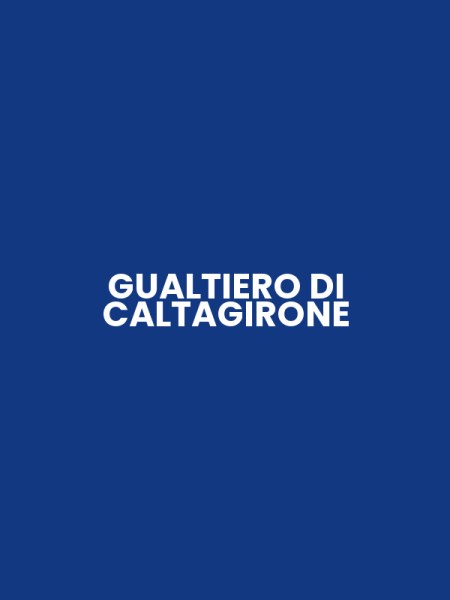 GUALTIERO DI CALTAGIRONE