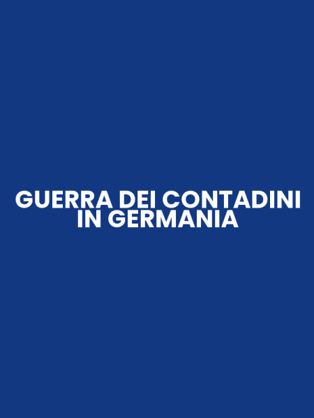 GUERRA DEI CONTADINI IN GERMANIA
