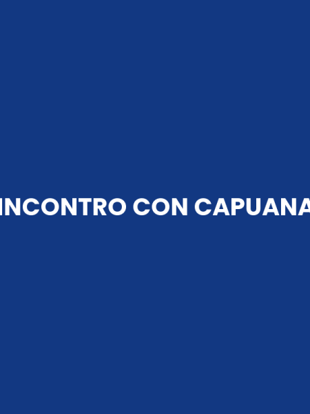INCONTRO CON CAPUANA