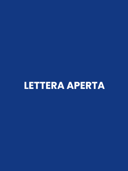 LETTERA APERTA