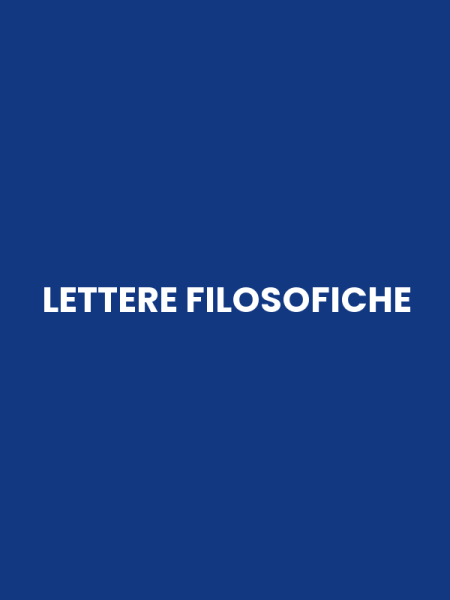 LETTERE FILOSOFICHE