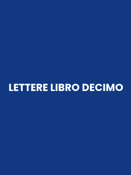LETTERE LIBRO DECIMO