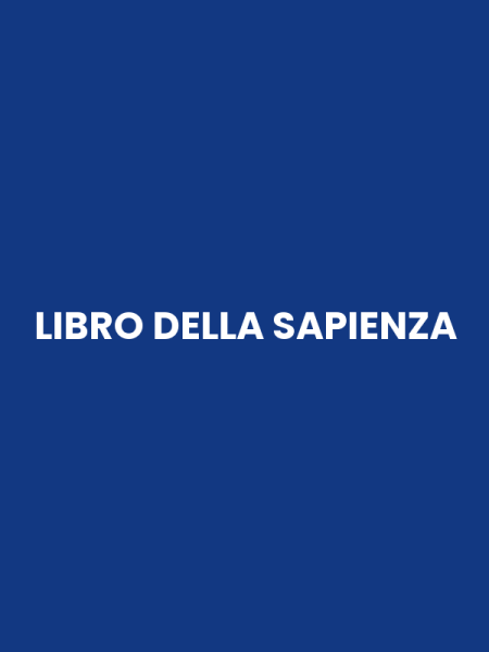 LIBRO DELLA SAPIENZA