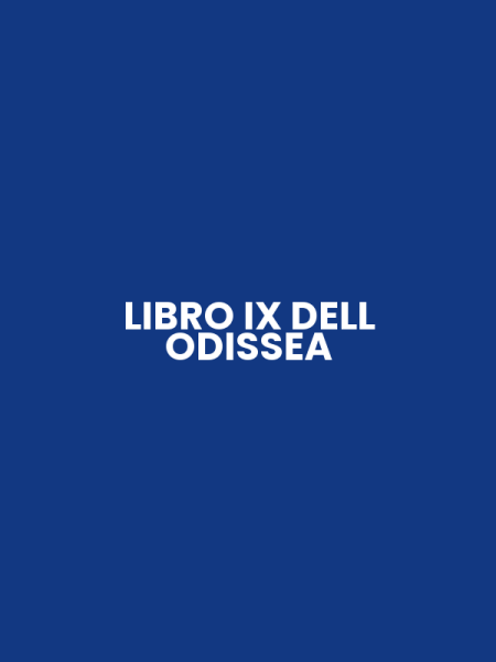 LIBRO IX DELL ODISSEA