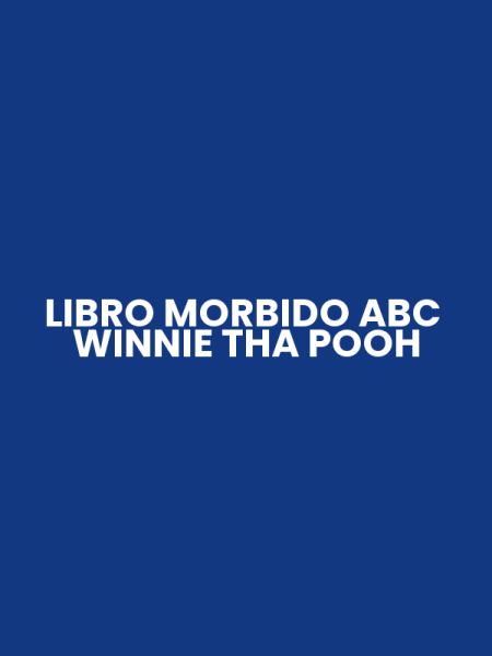 LIBRO MORBIDO ABC WINNIE THA POOH