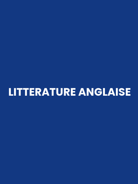LITTERATURE ANGLAISE