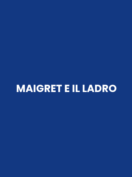 MAIGRET E IL LADRO