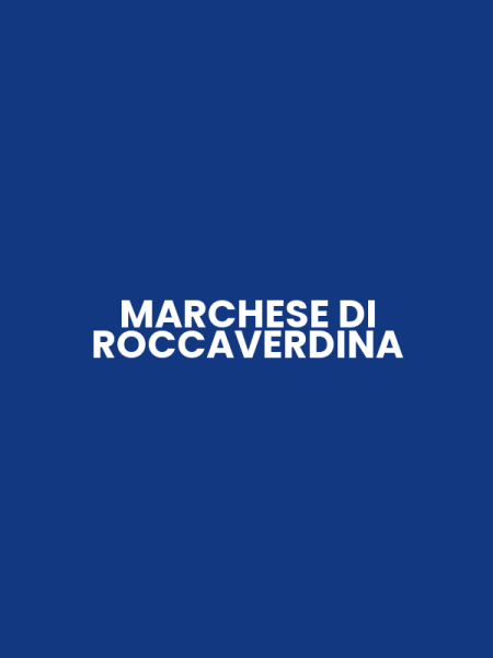 MARCHESE DI ROCCAVERDINA