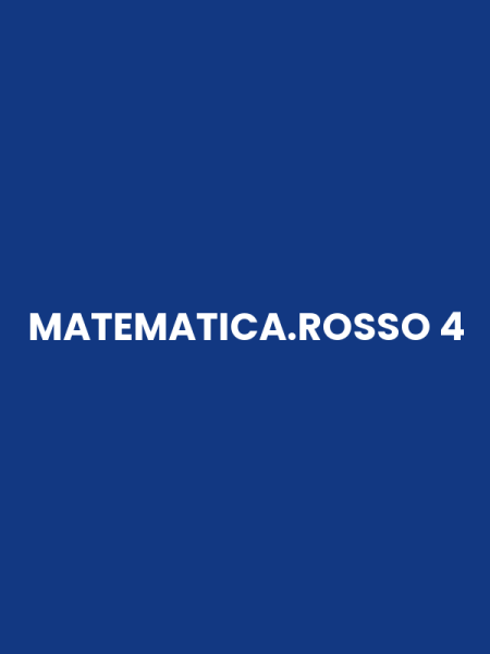 MATEMATICA.ROSSO 4