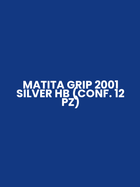 MATITA GRIP 2001 SILVER HB (CONF. 12 PZ)