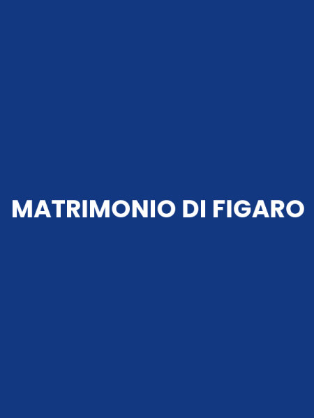 MATRIMONIO DI FIGARO