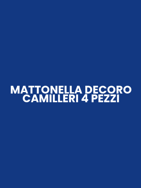 MATTONELLA DECORO CAMILLERI 4 PEZZI