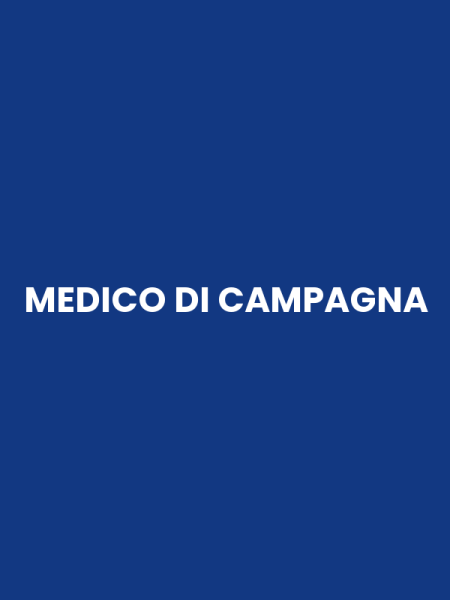 MEDICO DI CAMPAGNA