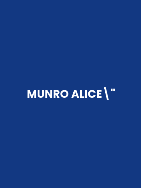 MUNRO ALICE"