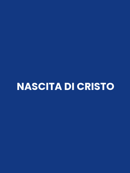 NASCITA DI CRISTO