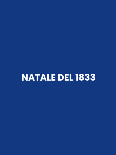 NATALE DEL 1833