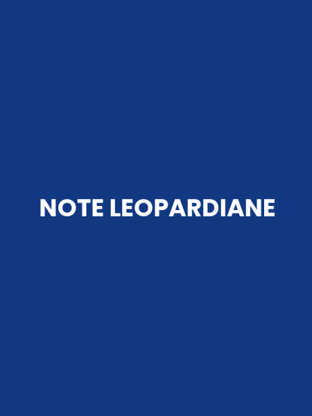 NOTE LEOPARDIANE